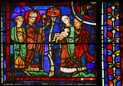 St. Martin Reviving a Child, from the Life of St. Martin, Chartres Cathedral by French School